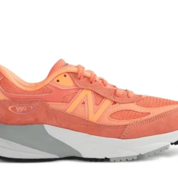 New Balance 990v6 sneakers, Men’s 11.5 Sunrise Rose Suede MADE in USA - Picture 9 of 9